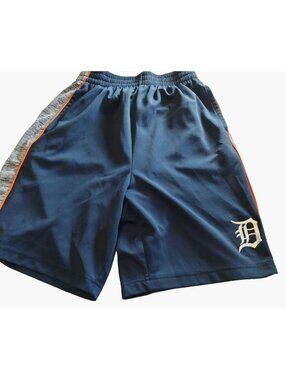 Detroit Tigers Shorts Blue Boys S Small READ